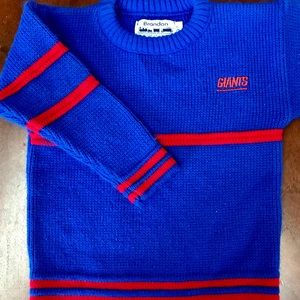 VTG NY Giants Sweater 3T